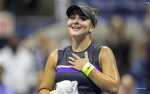 Canadian tennis player Bianca Andreescu`s victory smile after winning US Open 2019